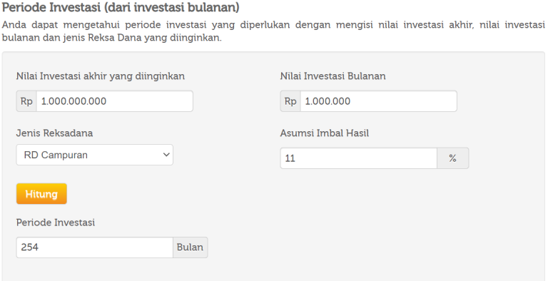 Kalkulator Investasi | Warisan Asuransi Jiwa